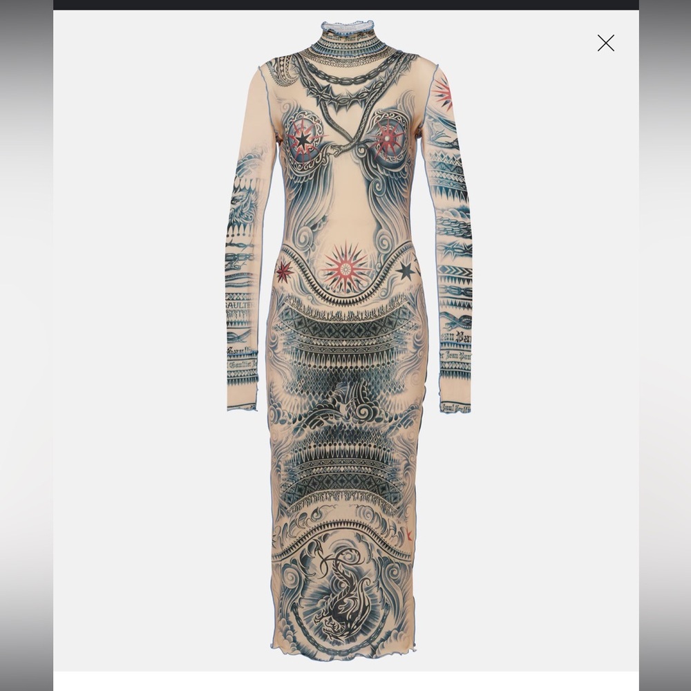 Jean Paul Gaultier mesh dress